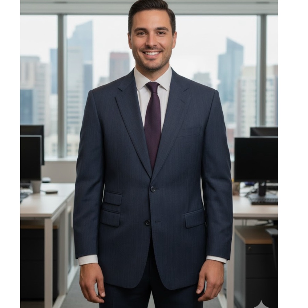 Classic Navy Men's Suit